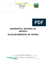 Diagnostico Integral de Archivo Alcaldia Municipal de Rovira