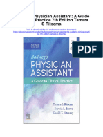 Download Ballwegs Physician Assistant A Guide To Clinical Practice 7Th Edition Tamara S Ritsema full chapter