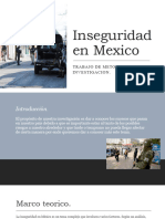 Inseguridad en Mexico