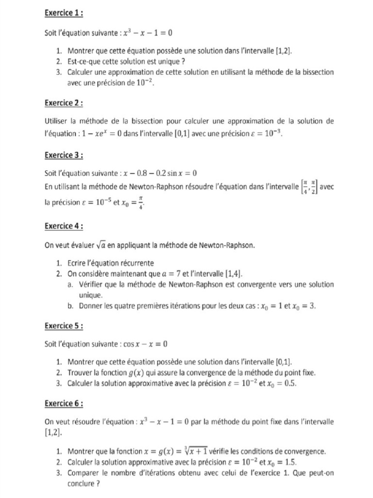 Exercices Corrigés Pdf