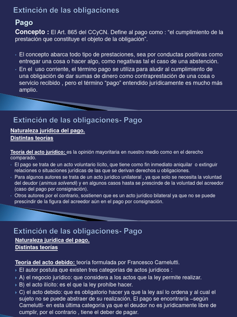Unidad IX Extincion de Las Obligaciones Pago | PDF | Pagos | Subrogación