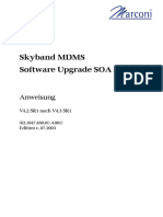 Skyband MDMS Software Upgrade SOA (NSUE) : Anweisung