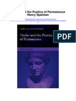 Download Pindar And The Poetics Of Permanence Henry Spelman all chapter