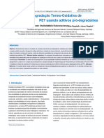 Evaluation On The Thermo Oxidative Degradation of PET - PT