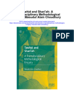 Download Tawhid And Shariah A Transdisciplinary Methodological Enquiry Masudul Alam Choudhury full chapter