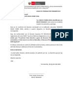 SOLICITO PERMISO POR ONOMÁSTICO AMAUTA - Perú