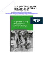 Bangladesh at Fifty Moving Beyond Development Traps 1St Ed Edition Mustafa K Mujeri Full Chapter