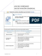 GUÍA DEL EGRESADO AVIACIÓN COMERCIAL - SERVICIOS Y BENEFICIOS Setiembre