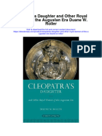 Cleopatras Daughter and Other Royal Women of The Augustan Era Duane W Roller Full Chapter