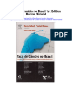 Download Taxa De Cambio No Brasil 1St Edition Marcio Holland full chapter