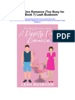 A Dippity Doo Romance Too Busy For Love Book 7 Leah Busboom Full Chapter