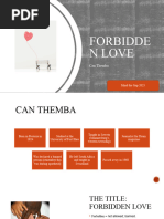 Forbidden Love PPT (From Mind The Gap 2023)