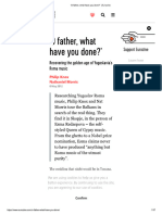 O Father, What Have You Done - ' - Eurozine