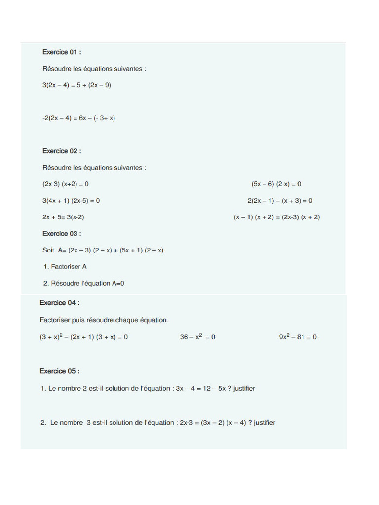 Maths Brevet | PDF