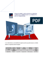 TRABAJO SOBRE LA RELACION DE ACCIDENTES LABORALES 0 AMBIENTALES Y LA NORMATIVA QUE LE CORRESPONDE.