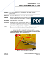 GL-SIL001 - Vertical Stabilizer Fin Forward Attachment Bracket Inspection