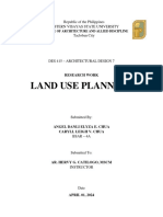 Research Work - Land Use Planning