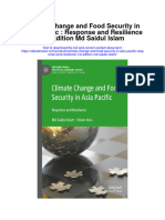 Download Climate Change And Food Security In Asia Pacific Response And Resilience 1St Edition Md Saidul Islam full chapter