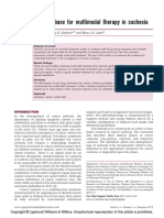 Lectura 2 Evidence Base For Multimodal in Cachexia - Solheim