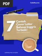 ? 7 Contoh Cover Letter Bahasa Inggris