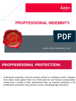 PROFESSIONAL INDEMNITY POLICY - Powerpoint Presentation.