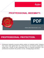 PROFESSIONAL INDEMNITY POLICY - Powerpoint presentation.