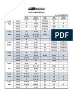 DOUBT CLASS TIME TABLE 15 APR TO 21 APR