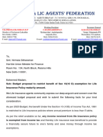 Letter To Finance Minister 08-02-2023