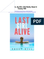 Download Last Girl Alive Csi Reilly Steel 9 Casey Hill full chapter