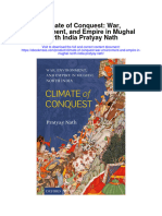 Download Climate Of Conquest War Environment And Empire In Mughal North India Pratyay Nath full chapter