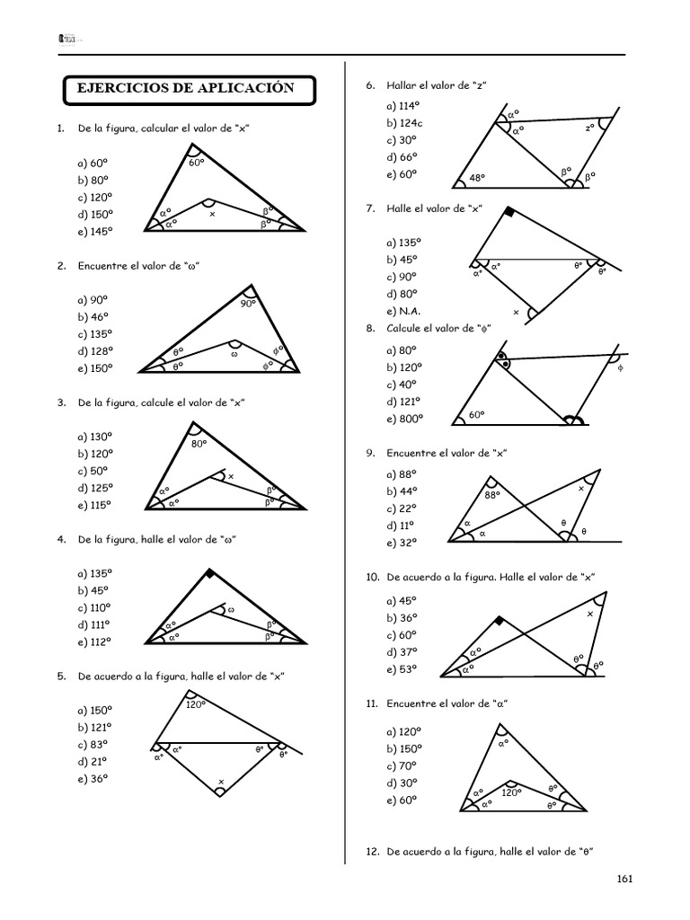 FICHA DE TRABAJO - TRIANGULOS | PDF