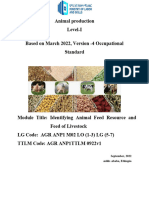 Identify Animal Feed LG .Level I. Docx - Docx Final