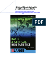 Basic Clinical Biostatistics 5Th Edition Edition Susan White Full Chapter