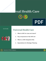 UHC Slide Deck For Strat Planning of UIS