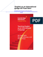 Download Teaching English As An International Language Ali Fuad Selvi full chapter