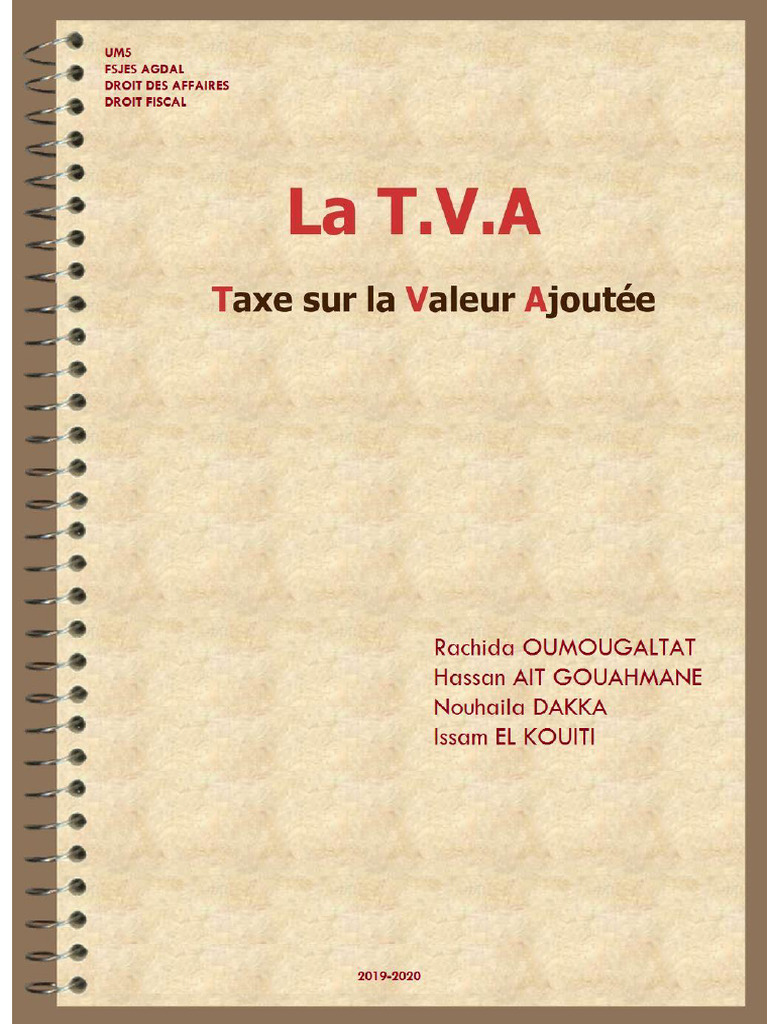 Taux de TVA au Maroc en 2025 | PDF | Taxe sur la valeur ajoutée | Impôts