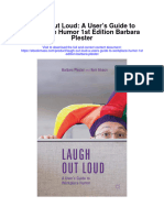 Download Laugh Out Loud A Users Guide To Workplace Humor 1St Edition Barbara Plester full chapter