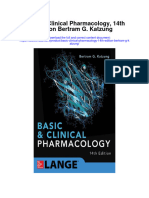 Basic Clinical Pharmacology 14Th Edition Bertram G Katzung Full Chapter