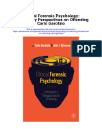 Clinical Forensic Psychology Introductory Perspectives On Offending Carlo Garofalo Full Chapter