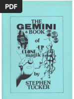 109 Gemini Book of Close Up Magik