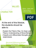 Asian Filipino Moral Character and Values 2nd Sem 2023 2024