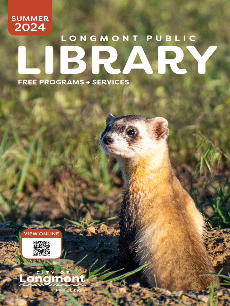 Longmont Public Library Programs Brochure Summer 2024 PDF Libraries