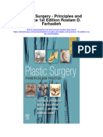 Plastic Surgery Principles and Practice 1St Edition Rostam D Farhadieh All Chapter