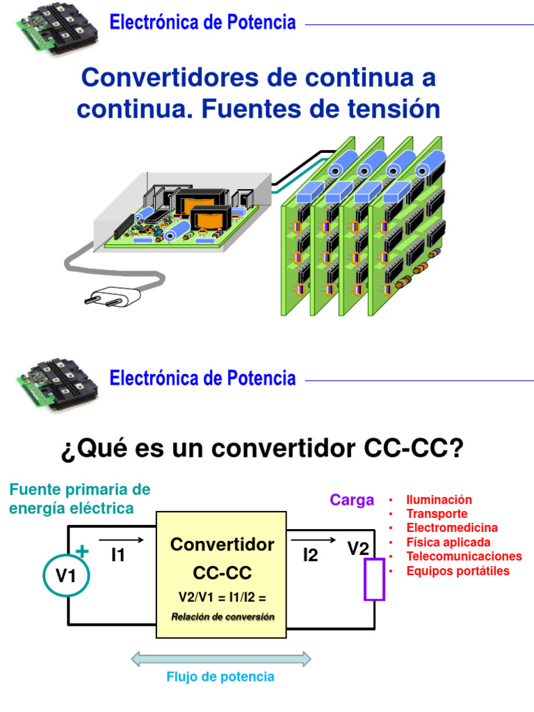 ConversionDC DC A | PDF | Cantidades fisicas | Electrónica de potencia