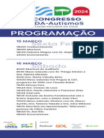 Programação - ONDA AutismoS