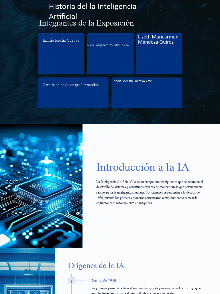 Historia y Avances de la IA | PDF | Inteligencia artificial ...
