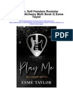 Play Me Soft Femdom Rockstar Romance Alchemy Myth Book 3 Esme Taylor All Chapter