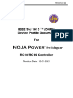 NOJA-522-22 DNP3 Device Profile