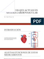 Farmacos Que Actuan en Sistema Cardiovascular