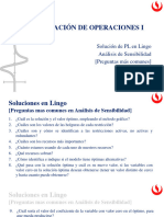 Unidad 2 - 11PL - Preguntas Comunes en Análisis de Sensibilidad en Lingo